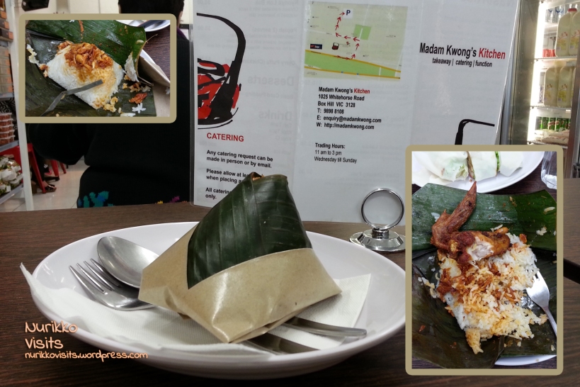Nasi Lemak in Malaysian Street Food Style + Chicken Wing $5.00 + $1.50